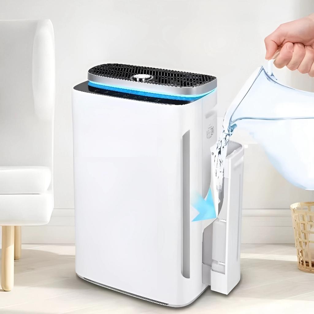 🌬️ AuraAcoustic Large Air Purifier White