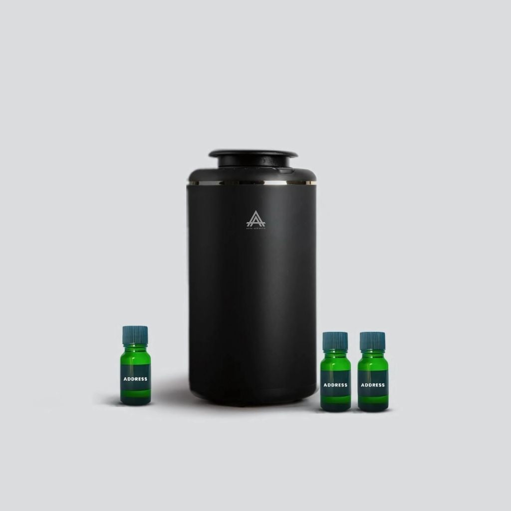 Premium car diffuser +3x10ml Aroma oil